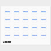 Sticker Rond Bartender dit : (Feuille)