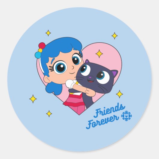 Sticker Rond Bartleby - Les amis pour toujours (Devant)