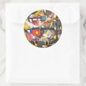 Sticker Rond Barton Springs Austin Texas Hankamer Artjunkhaus (Sac)