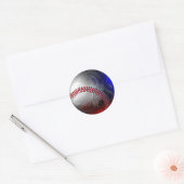 STICKER ROND BASEBALL (Enveloppe)