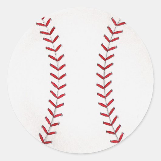 Sticker Rond Baseball (Devant)
