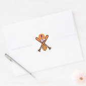 STICKER ROND BASEBALL (Enveloppe)