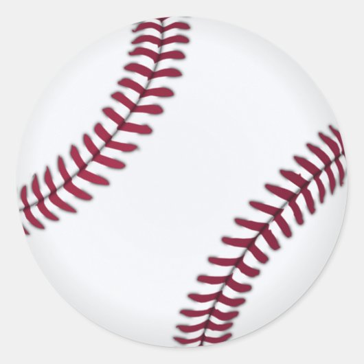 Sticker Rond Baseball (Devant)