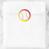 Sticker Rond Baseball (Sac)