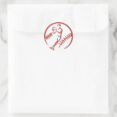Sticker Rond baseball (Sac)