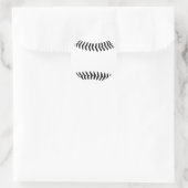 Sticker Rond Baseball (Sac)
