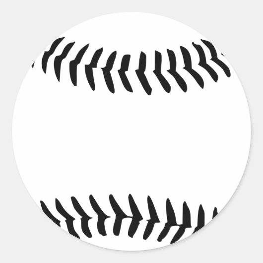 Sticker Rond Baseball (Devant)