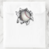 Sticker Rond Baseball (Sac)