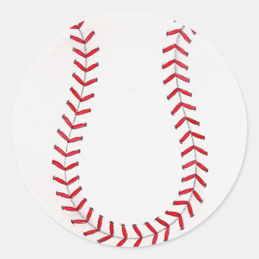 Sticker Rond Baseball (Devant)