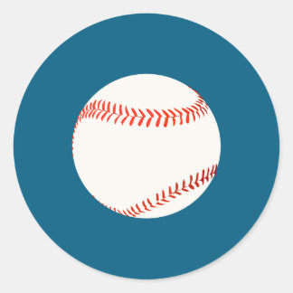 Sticker Rond Baseball