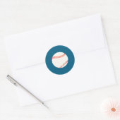 Sticker Rond Baseball (Enveloppe)