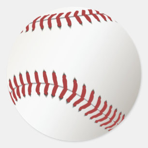 STICKER ROND BASEBALL