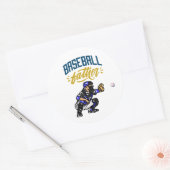 Sticker Rond Baseball (Enveloppe)