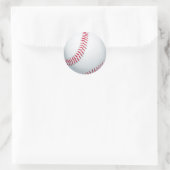 Sticker Rond Baseball (Sac)
