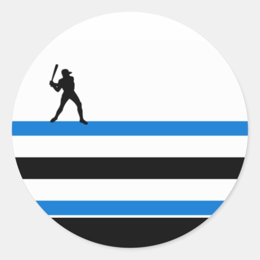 Sticker Rond baseball : airstar : (Devant)