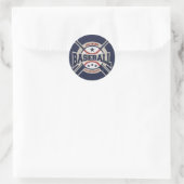 Sticker Rond Baseball All Star Team Sport Anniversaire (Sac)