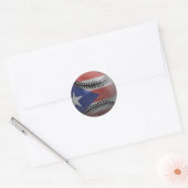 Sticker Rond Baseball portoricain (Enveloppe)