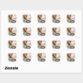 Sticker Rond Basenji Turquie (Feuille)