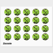 Sticker Rond Basil (Feuille)
