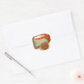Sticker Rond Basket (Enveloppe)