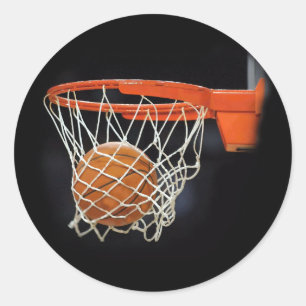 Sticker Rond Basket