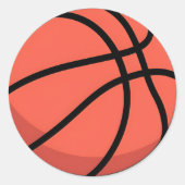 Sticker Rond Basket (Devant)
