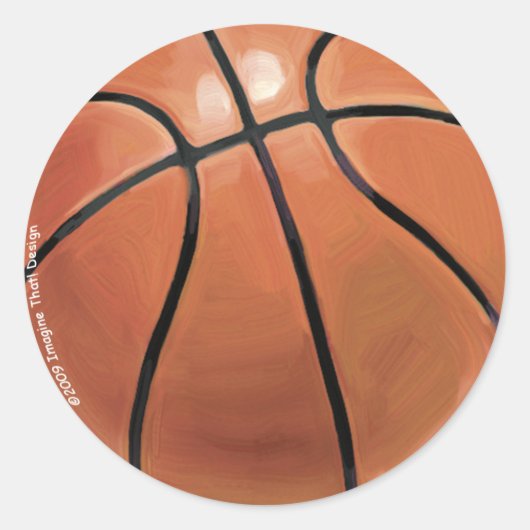 Sticker Rond Basket (Devant)