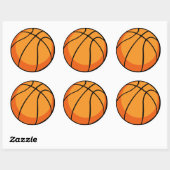 Sticker Rond Basket (Feuille)