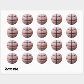 Sticker Rond Basket (Feuille)