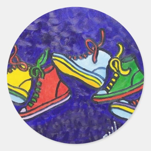 Sticker Rond Basket (Devant)