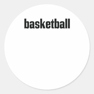 Sticker Rond Basket