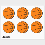 Sticker Rond Basket (Feuille)