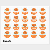 Sticker Rond Basket-ball 3e anniversaire (Feuille)