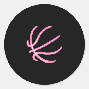 Sticker Rond Basket-ball Lover Baskeball Ball