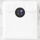 Sticker Rond Basket-ball Lover Basket (Sac)