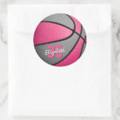 Sticker Rond Basketball (Sac)