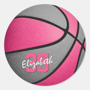 Sticker Rond Basketball