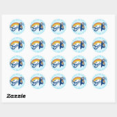 Sticker Rond basketball. summersetz. (Feuille)