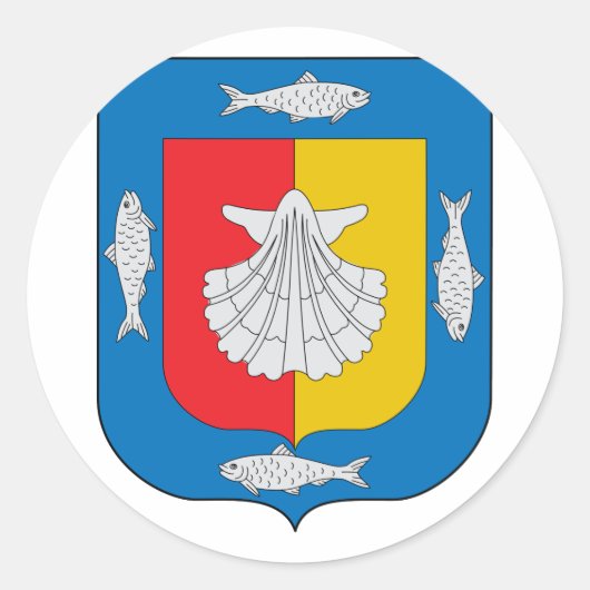 Sticker Rond Basse Californie du Sud, Mexique (Devant)