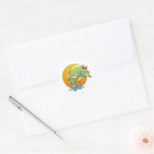 Sticker Rond Basse de dessin (Enveloppe)