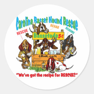 Sticker Rond Bassetade