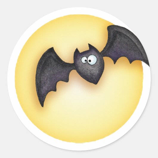 Sticker Rond Bat (Devant)