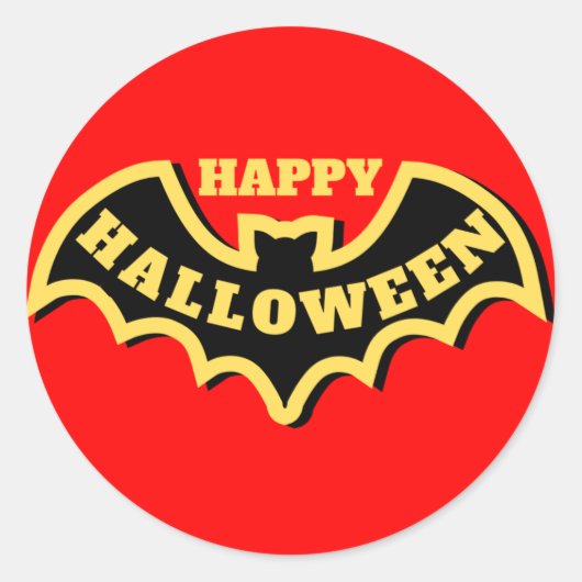 Sticker Rond - "Bat Blaze" (Devant)