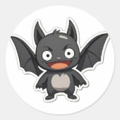 Sticker Rond Bat Buddy (Devant)