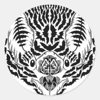 Sticker Rond Bat Spirit Animal