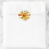 STICKER ROND BATAILLE DIMANCHE ! (Sac)