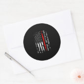 Sticker Rond Bataillon des pompiers Bataillon en chef Cadeau en (Enveloppe)