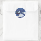 Sticker Rond bateau de repos (Sac)