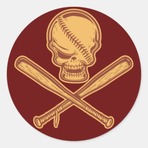 Sticker Rond Bateaux crâniens et croisés 513