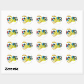 Sticker Rond Batgirl Display (Feuille)